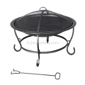 29&quot; Round Steel Wood-Burning Fire Pit